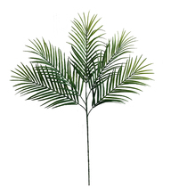 Single branch five pieces of loose tail bamboo emulation leaf fake leaf sunflower leaf large branch high branch leaves emulation green planting fake branch decoration