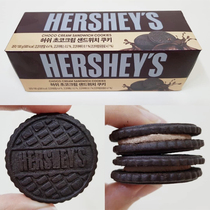 South Korean supermarket imports HERSHEYS good time biscuits Cocoa Chocolate Sandwich Olio Cookie 100g