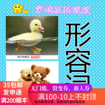 Autism autism ABA teaching cognitive adjective card Childrens language rehabilitation training new teaching aids