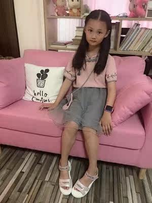 女童凉鞋中大童2021年夏新款10时尚软底真皮12儿童13岁女孩小公主