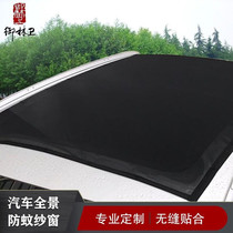 Panoramic sunroof anti-mosquito sun-proof car screen car Volkswagen Tiguan magnetic curtain Folding mesh shade curtain