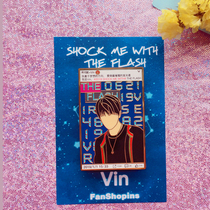 Zhou Zhennan surrounding R1SE same commemorative I Will Show You luminous metal badge accessories