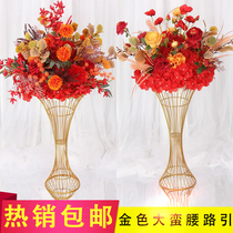 Wedding Prop Prop Road Citation Iron Art Brute Waist Wedding Hall Table Flower Pendulum geometric road Citation T Terri Road Citation