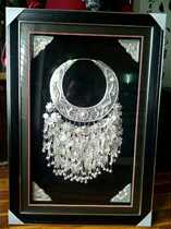 Ethnic Wind Miao Pendant Silver Necklace Multilayer Flow Su Necklace Miao Silver Silver Plated Ornaments Dance Performance Womens Silver Neckline