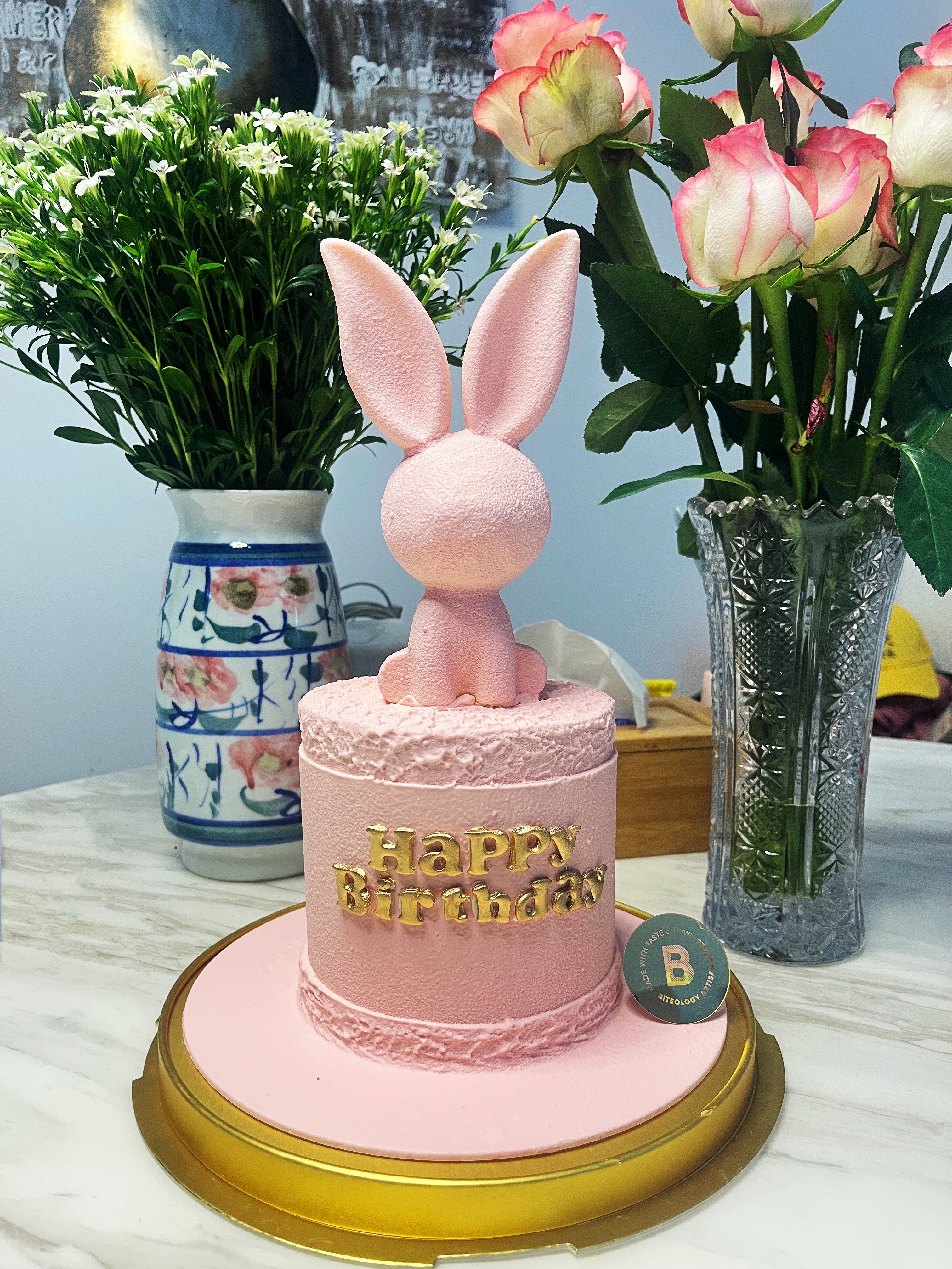 biteology兔子少女表白蛋糕北京上海同城配送送女生生日礼物