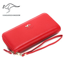 2021 New Lady Wallet Long Leather Bag with Atmospheric zipper wallet wallet and bag bull skin capacity