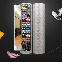 Creative 360 degree rotating shoe cabinet Shoe rack European-style round cylinder cylinder vertical air conditioning household storage large capacity