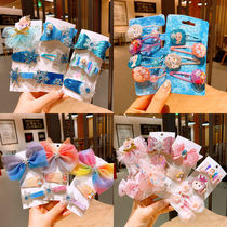 Korean childrens hair clip bb clip Girl hair clip headdress Baby hair ornaments Cartoon broken hair bangs clip does not hurt hair