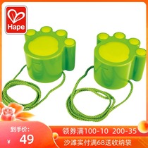 Hape cat footprints children Beach play sand tools cat feet big boys and girls digging sand toys 3-4 years old 6