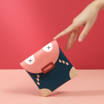 Sanitary napkins containing packaging Aunt scarves bag cute portable large capacity to put sanitary cotton m towels for months