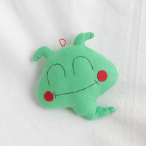 Hand-stitched self-made embroidery pendant ornaments cauliflower snake doll puppet handmade fabric doll diy material bag