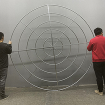 Ring ceiling decoration Ferris wheel ring Iron five-layer ring decoration wedding arrangement wedding props supplies