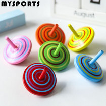 Boy creative wooden hand turn small gyro decompression dream adult decompression fingertip gyro toy