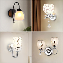 Led bedside light Simple modern warm romantic wall light Creative single-head bedroom study corridor light Aisle light