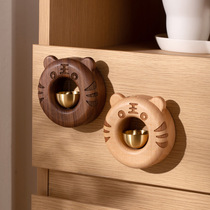 Suction door style windbell bronze bell Japanese style open door to door to remind the bell entry doorbell Dopamine Doorbell Gift Door Hanging Decoration