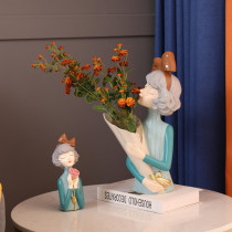 Nordic porch wine cabinet ornaments creative light luxury living room coffee table TV cabinet desktop decorations housewarming craft gifts