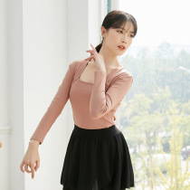 Modern ballet dance practice suit Female adult body suit Art examination teacher long sleeve classical dance practice suit Autumn and winter