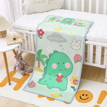 Kindergarten mat Summer children ice silk mat Newborn baby crib Breathable sweat-absorbing mat mat 60*120