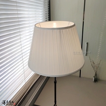 Floor Lamp Shade Bedroom Living Room Hotel Folk Juku Decoration Super Large Cotton Linen Printed Cloth Art Floor Desk Lamp Housing Hood