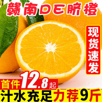 Jiangxi Gannan Orange fresh 9kg navel orange water jelly orange seasonal sweet orange summer 10 crystal sugar hand peeling orange 5 Ganzhou