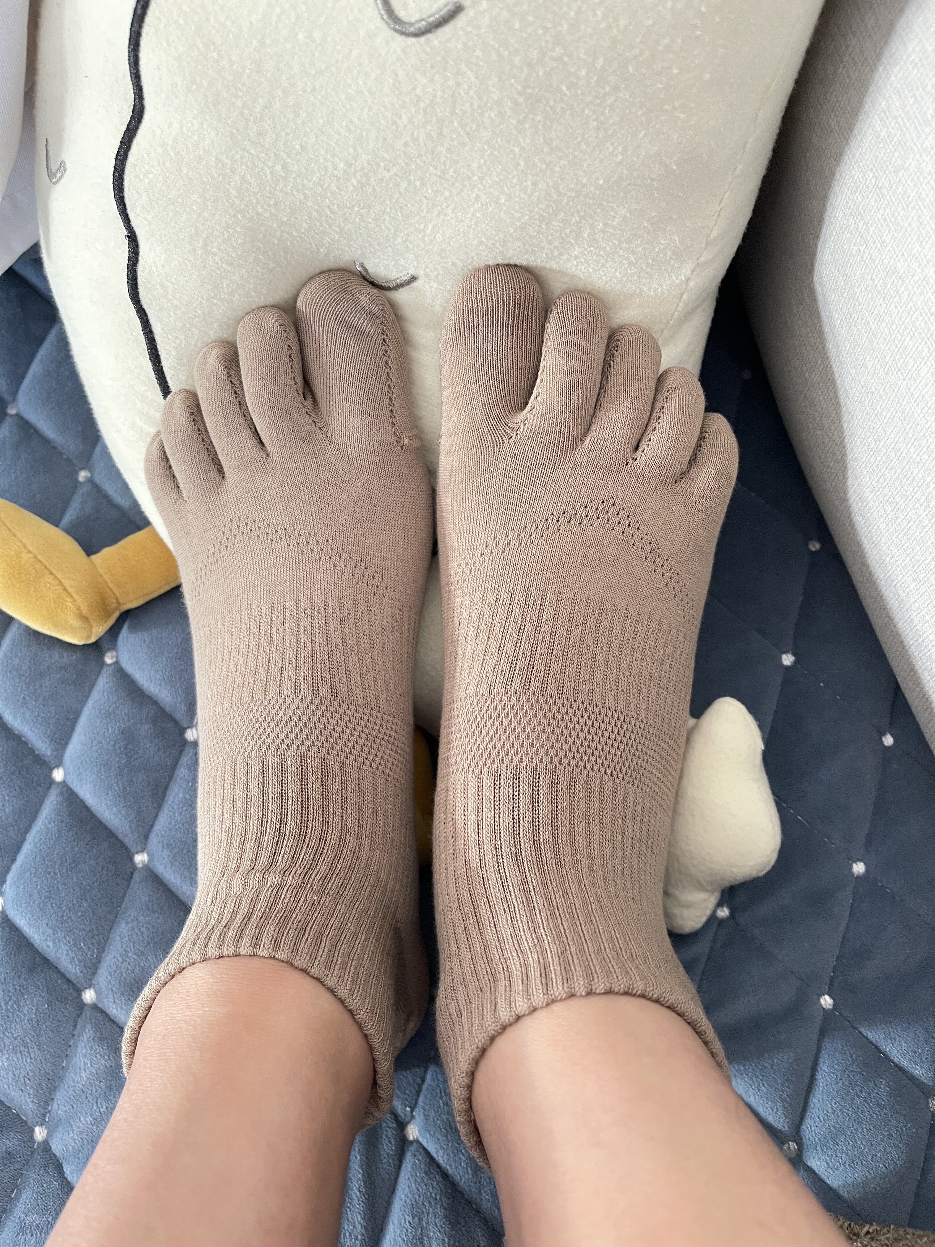 五指袜女纯棉夏季薄款透气防臭分趾袜抗菌浅口女士短筒夏短款船袜