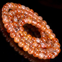 25 7g 5 5mm exquisite dreamy fine Shunfa glass bottom copper hair crystal titanium crystal multi-ring bracelet