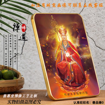 Customized Ksitibet Bodhisattva portrait Ksitiangwang Bodhisattva Buddha portrait portrait hanging painting desk printmaking table