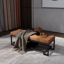 Entrance changing shoes stool Home doorway shoe rack can be sat on the bench for the door stool bench long stool New Chinese style shoe cabinet sit stool