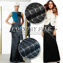Plaid Variations Elegant gradient dyed double-sided silk fabric clothing clothing fabric ◆Customized