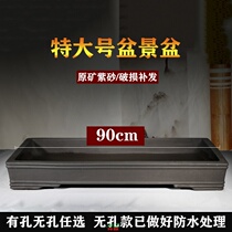 Absorbent stone base basin round round white marble water absorbent stone rockery rockery bonsai basin water stone plate natural