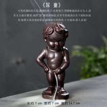Ceramic Residence Indoor Fragrant Road Pendulum retro Urine Small Male Child Pirates Golden Dragon Meme Fish Back-back Incense Stove