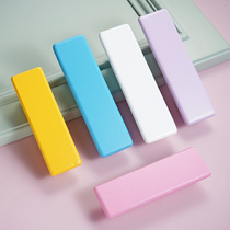 Wardrobe door handle European style modern simple wood wood grain log solid wood childrens room cabinet drawer door handle