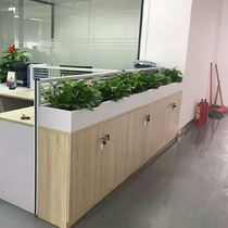 Screen partition flower tank cabinet with flower dwarf cabinet office dwarf cabinet cabinet combination file cabinet Guangzhou