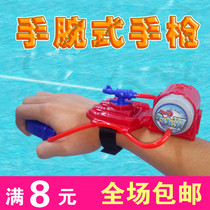 Wrist-style water gun Childrens Toys Spider-Man Mini drama Water Beach Summer Boy by pressure water spray gun
