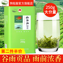 Jinggangshan dog gunao Tea 250g rain before spring tea tribute Super Alpine bulk cloud green tea strong fragrant bud tea