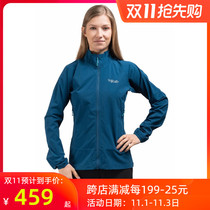 RAB British womens coat soft shell windproof warm jacket outdoor sports elastic breathable QWS-42