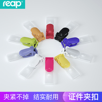 Rip brand clip accessories Document clip card sleeve clip Access control badge clip Badge clip Student ID card work card badge clip Custom plastic clip ID card buckle card sleeve clip