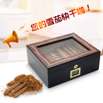 Lafoli humidor moisturizing box Imported Cuban cigar cabinet Spanish cedar wood electronic moisturizing sealing box