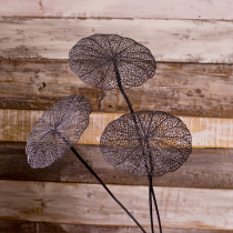 Plastic flower lotus leaf fake flower simulation flower dry lotus dry flower with simulation flower arrangement simulation flower living room landing