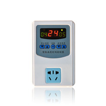 Laike LK-5 digital intelligent three-display thermostat temperature switch time control timer socket factory direct sales