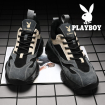 Flowers Playboy Men Shoes 2022 Trends Summer Leisure Sports Shoes Mens Boomer Shoes 100 Hitch Old Daddy Shoes Man Breathable