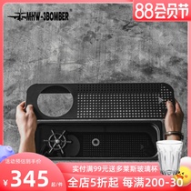 MHW-3BOMBER bomber cafe bar washer cup stainless steel embedded high pressure flushing disc