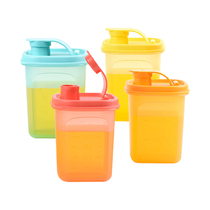 Special 100 Hui Mini Slim Fit Pot 4 pieces 350ml * 4 healthy fruit drinking pot portable fruit vinegar pot enzyme cold water pot
