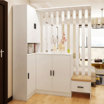 Entrance to the family The guest restaurant Dining Room Screen Partition Cabinet Integrated Corner Cabinet Minima Modern Shoe Cabinet Door Hall Shelve Shelve