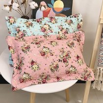 Cotton children's pillowcase foreign trade quilted single cartoon small pillowcase 30*50 kindergarten sewn sweat-absorbing pillowcase