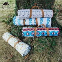 Three Peaks Outdoor Picnic Mat Camping Anti-Tide Mat National Wind Hand Portable Lawn Beach Cushion Climbing Mat Can Machine Wash