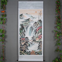 Super Value New Decorative Chinese Framed Calligraphy and Framed Celebrity China National Painting Rural Foyer Collection Stone Arch Bridge Pick Chai