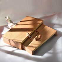 New jewelry display props Jewelry rack creative household solid wood ins wind ornaments necklace earrings counter display