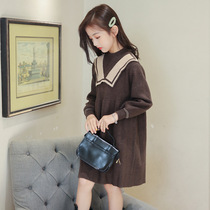 Britains next sara2021 girl sweaters childrens autumn new CUHK childrens pro-dress 100 lap dress
