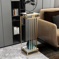 Light luxury living room flower pot stand office floor display stand new Chinese green flower stand creative decoration shelf